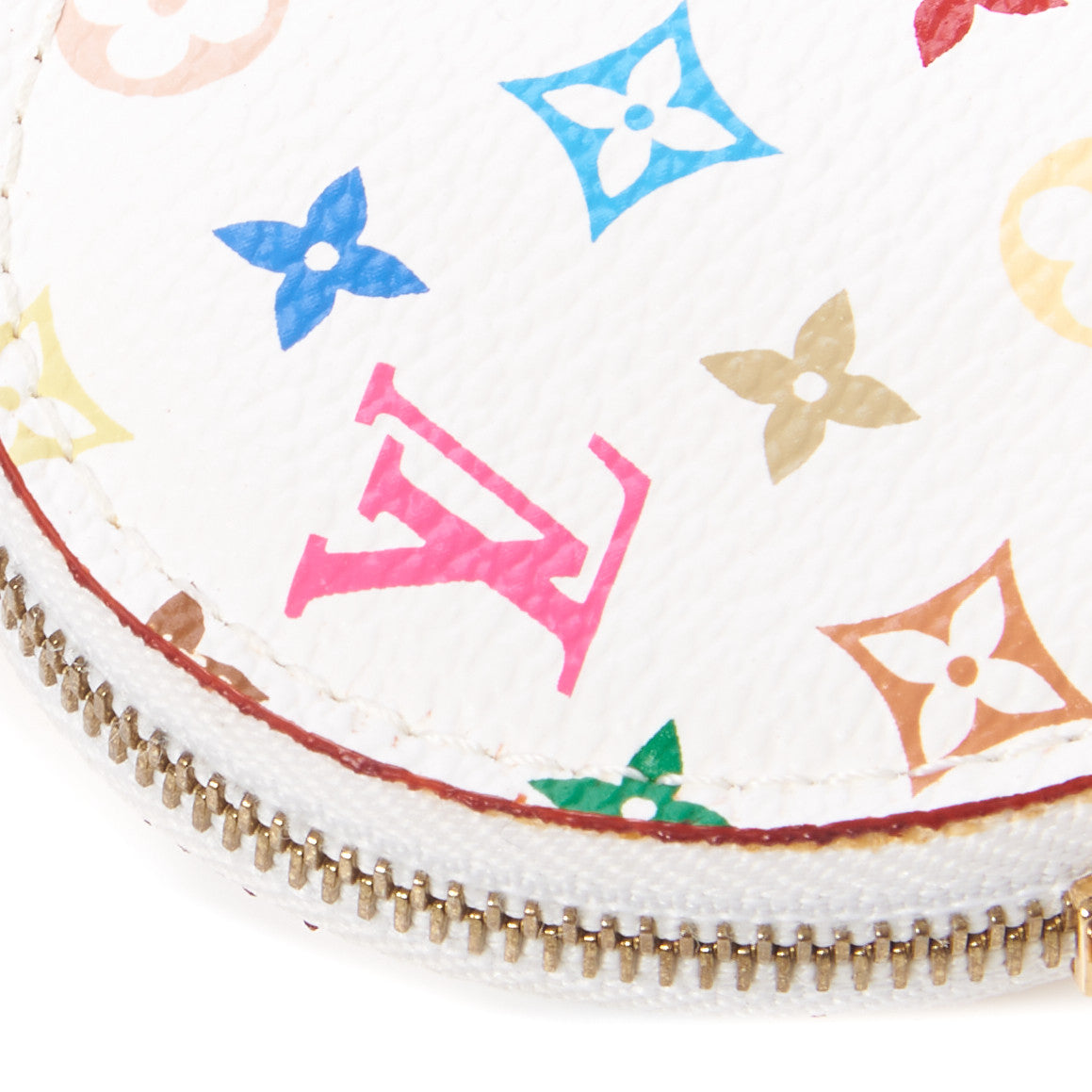 Louis Vuitton Monogram Multicolor Coeur Heart Coin Purse White 5 of 8