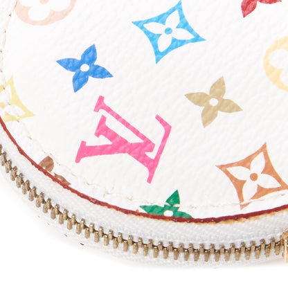 Louis Vuitton Monogram Multicolor Coeur Heart Coin Purse White 5 of 8