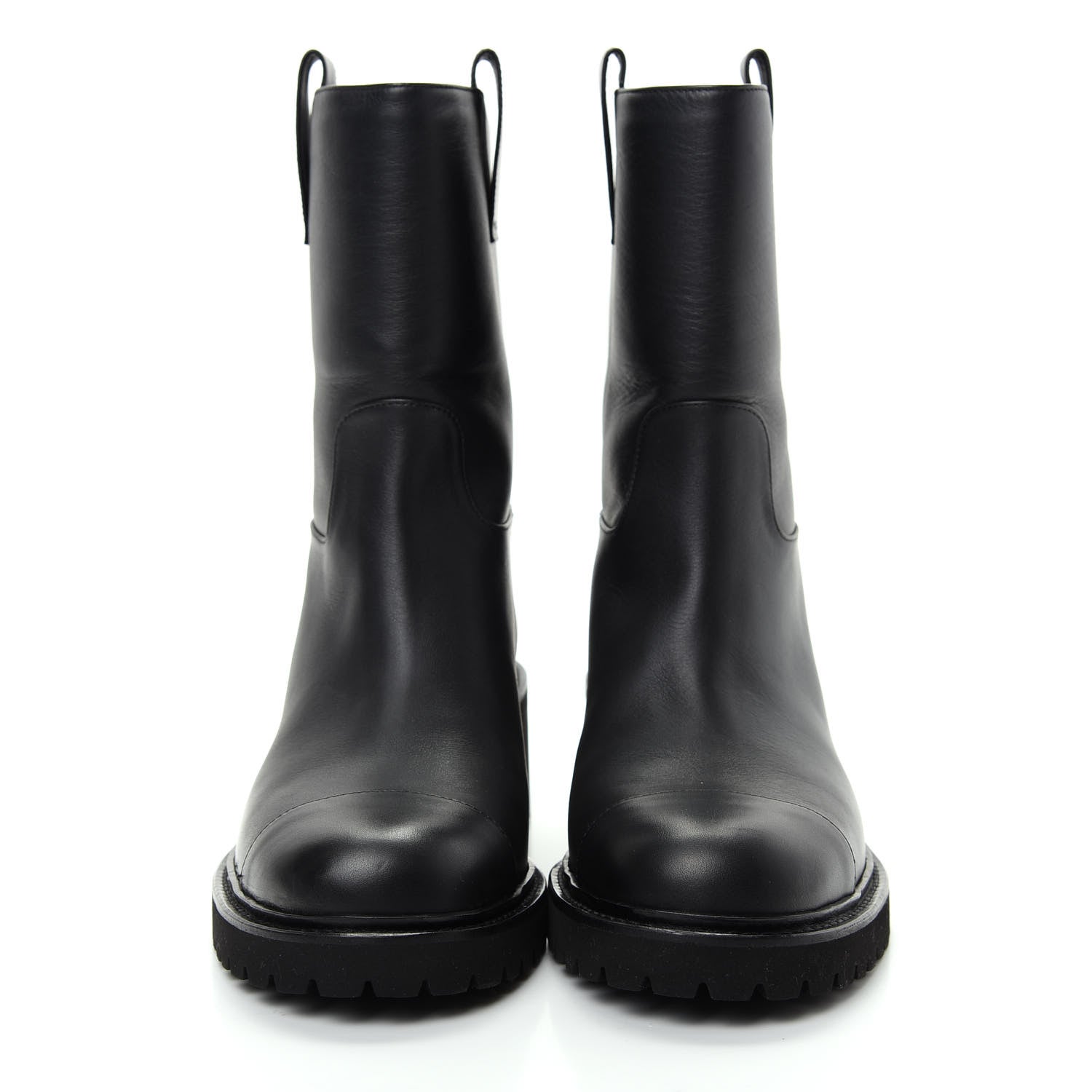 Chanel Calfskin CC Ankle Boots 39 Black 2 of 12