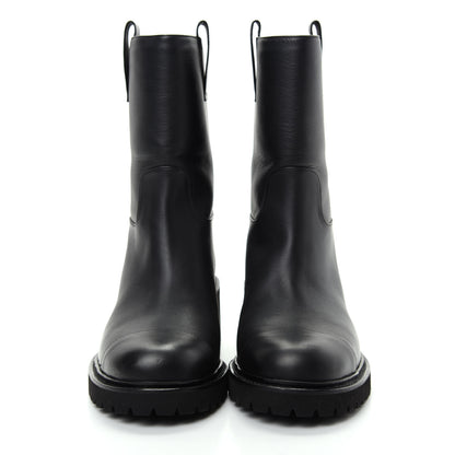 Chanel Calfskin CC Ankle Boots 39 Black 2 of 12