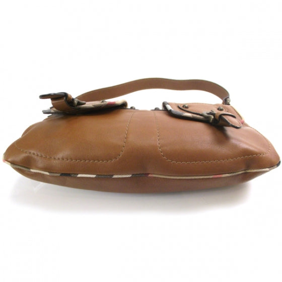 Burberry Leather Nova Trim Shoulder Bag 4 of 9