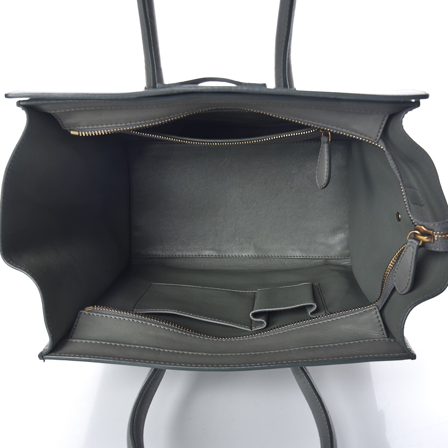 Celine Smooth Calfskin Mini Luggage Almond 7 of 8