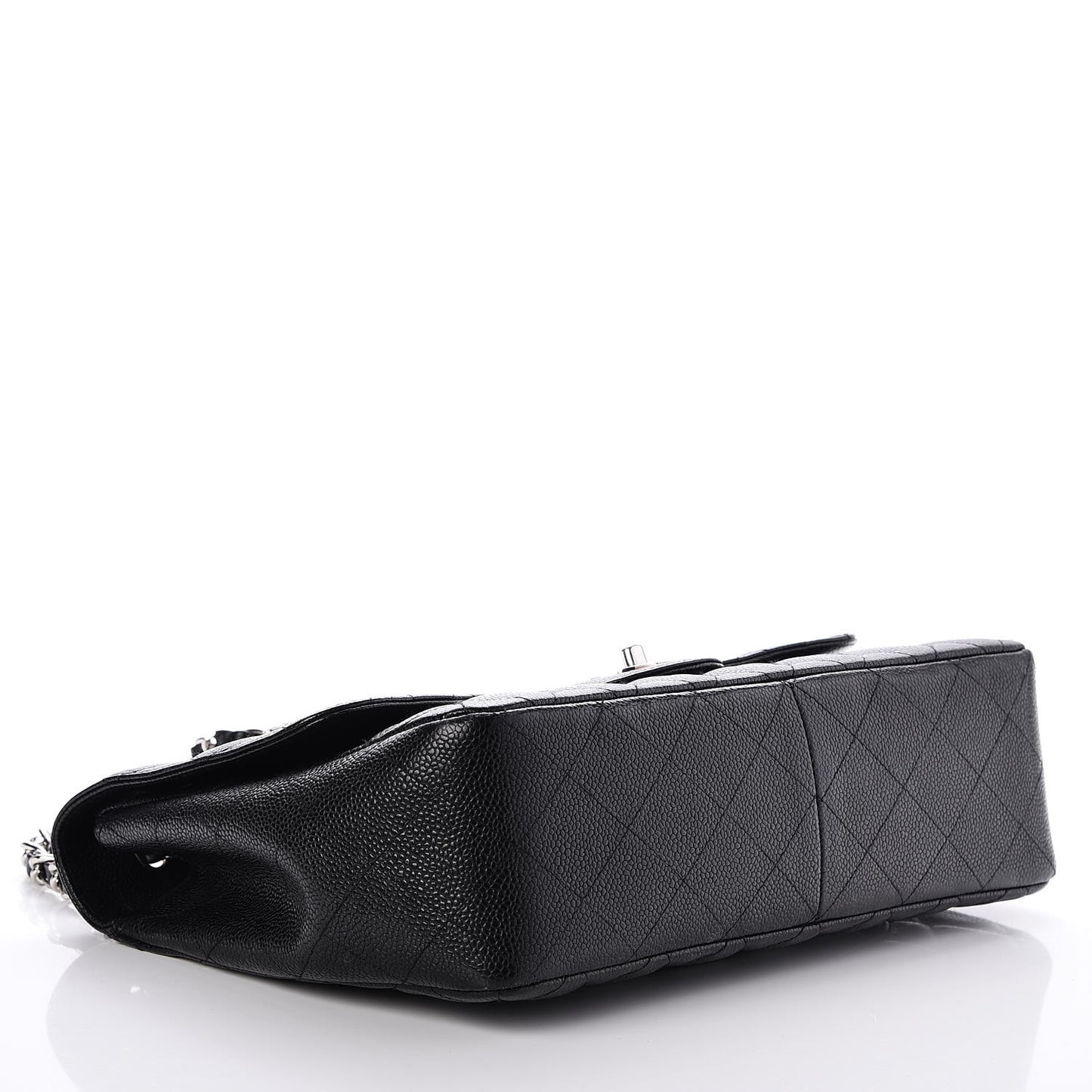 Caviar Quilted Jumbo Single Flap Black
