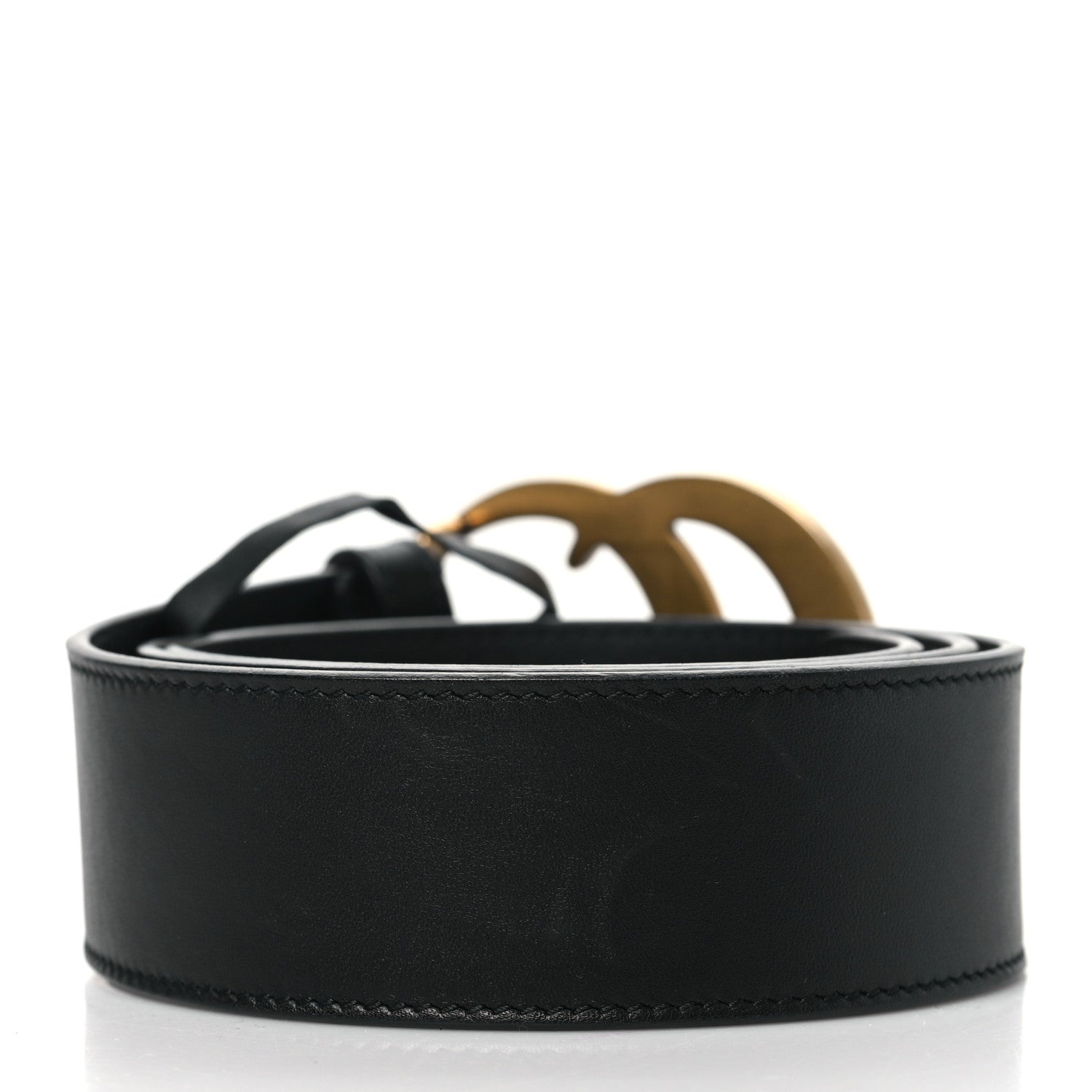 Gucci Calfskin Double G 40mm Belt 80 32 Black 3 of 6