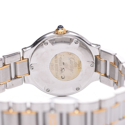 Cartier Stainless Steel 18K Yellow Gold 28mm Must De 21 Quartz Watch 5 of 5