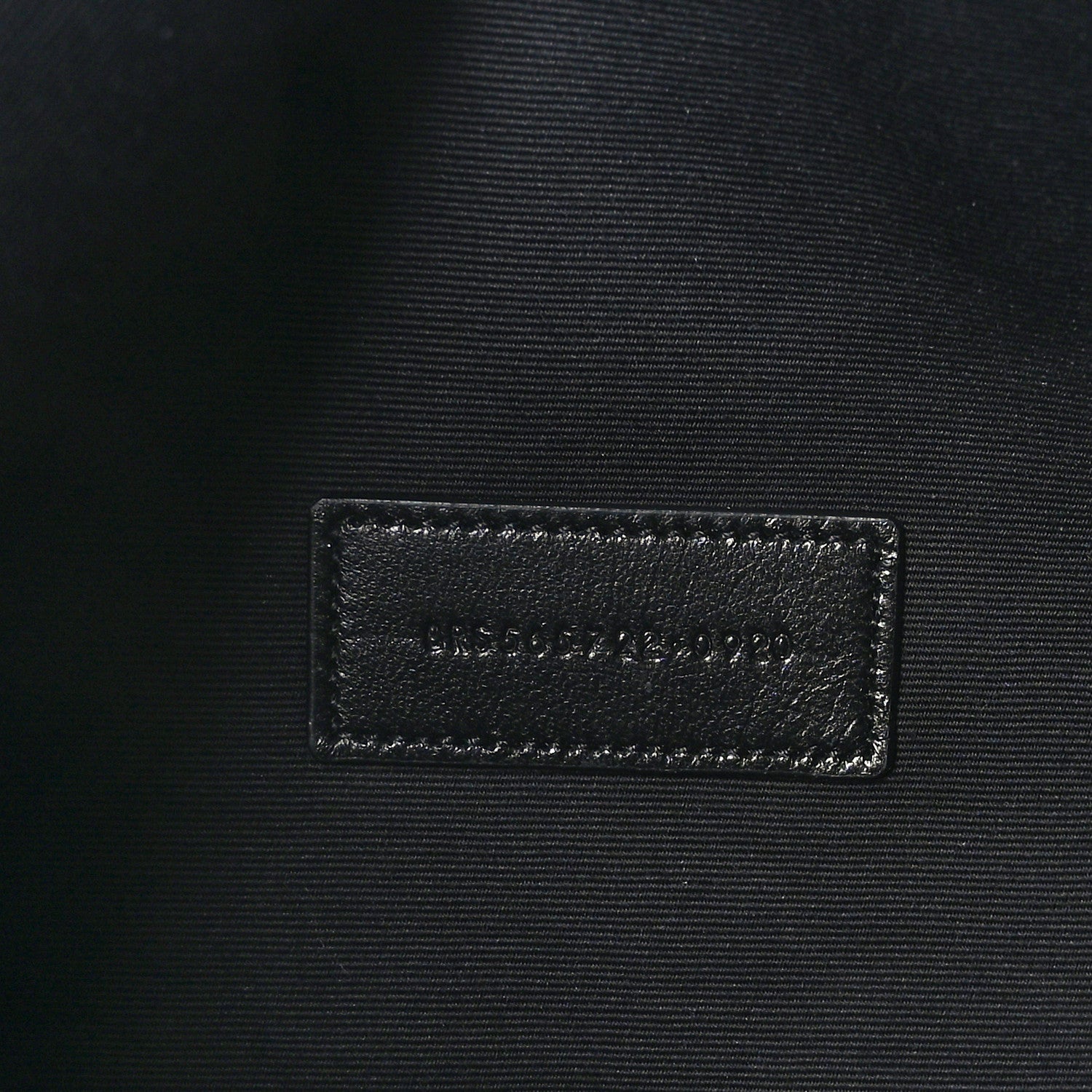 Saint Laurent Linen Canvas Rive Gauche Zipped Pouch Optic White 7 of 7