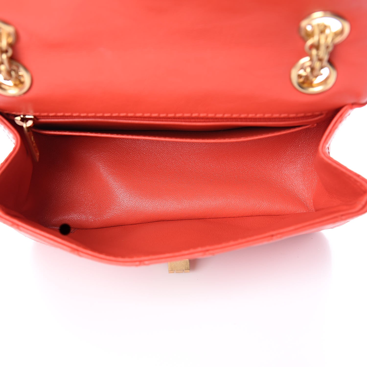 Chanel Aged Calfskin Quilted 2.55 Reissue Mini Flap Red 5 of 11