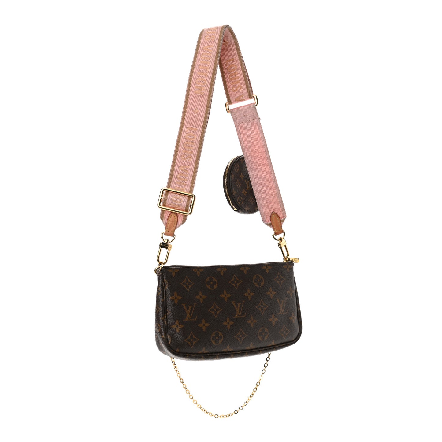 Monogram Multi Pochette Accessories Rose Clair