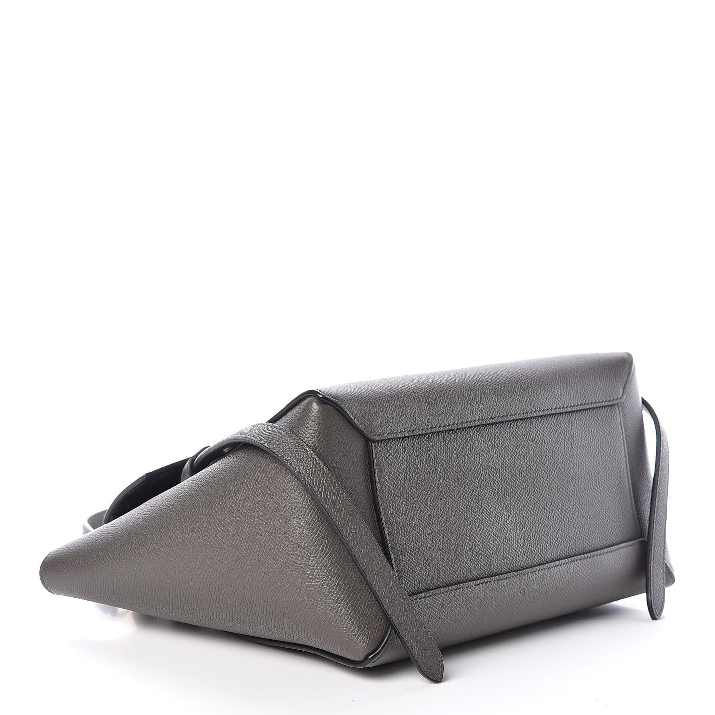 Baby Grained Calfskin Micro Belt Bag Grey