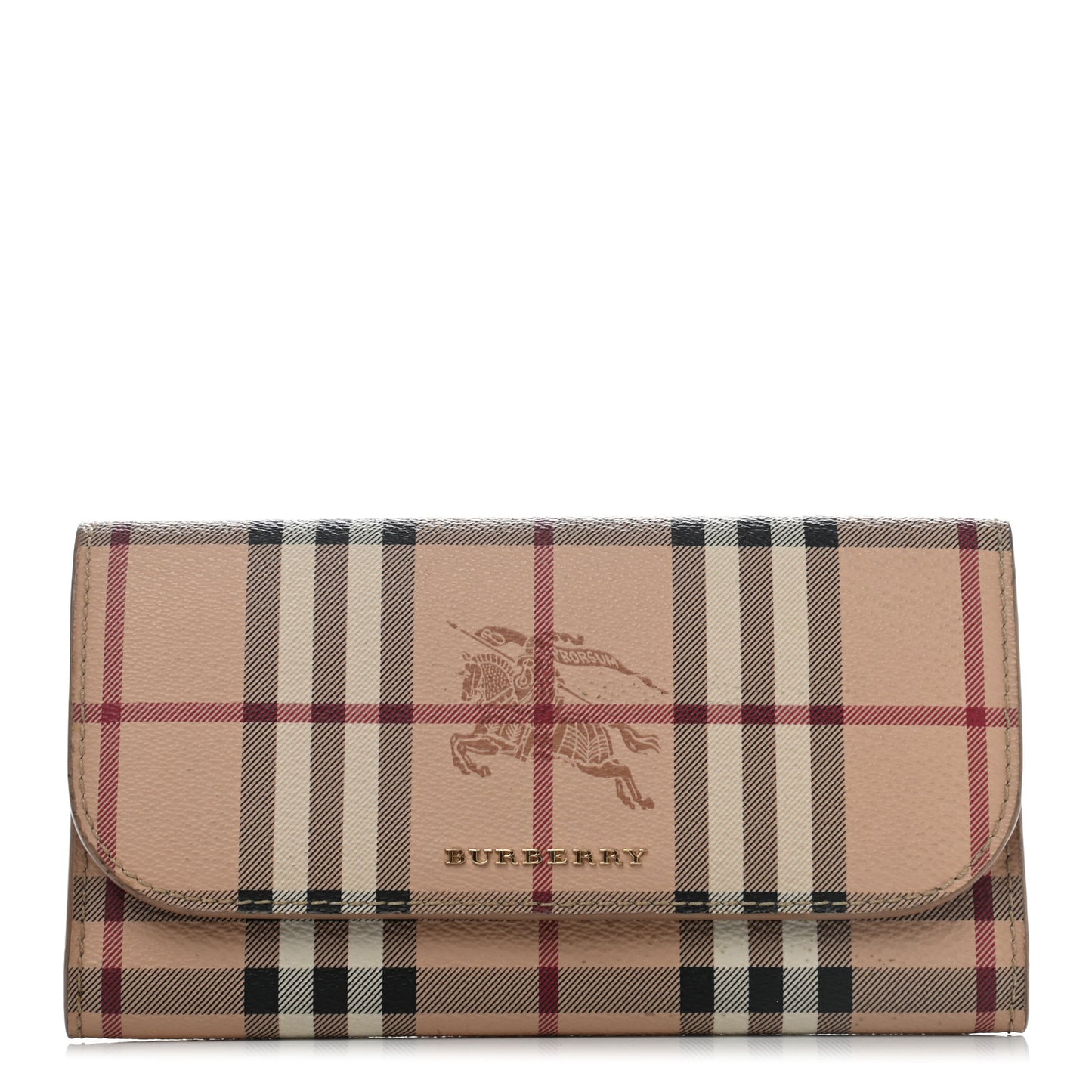 Haymarket Check Halton Wallet Tan
