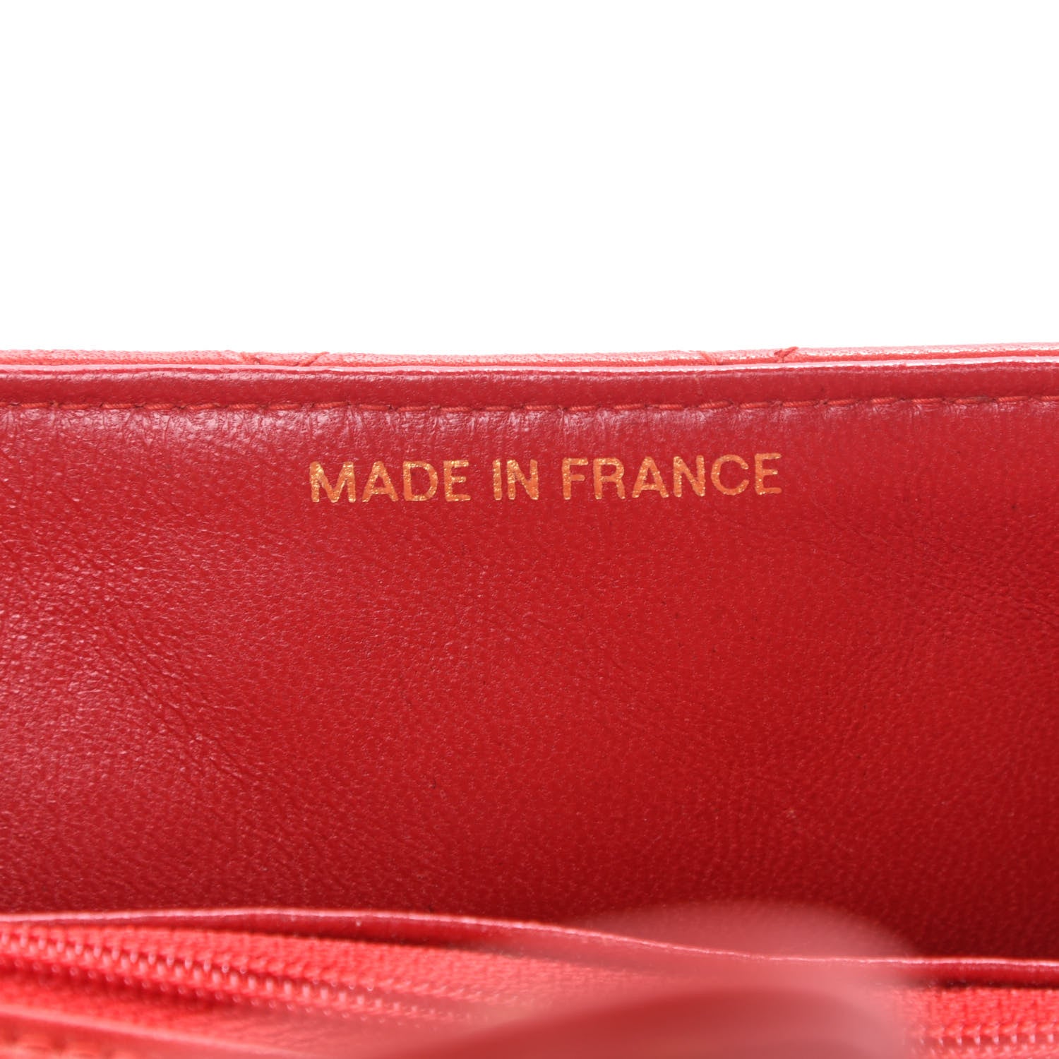 Chanel Lambskin Quilted Mini Square Flap Red 10 of 11