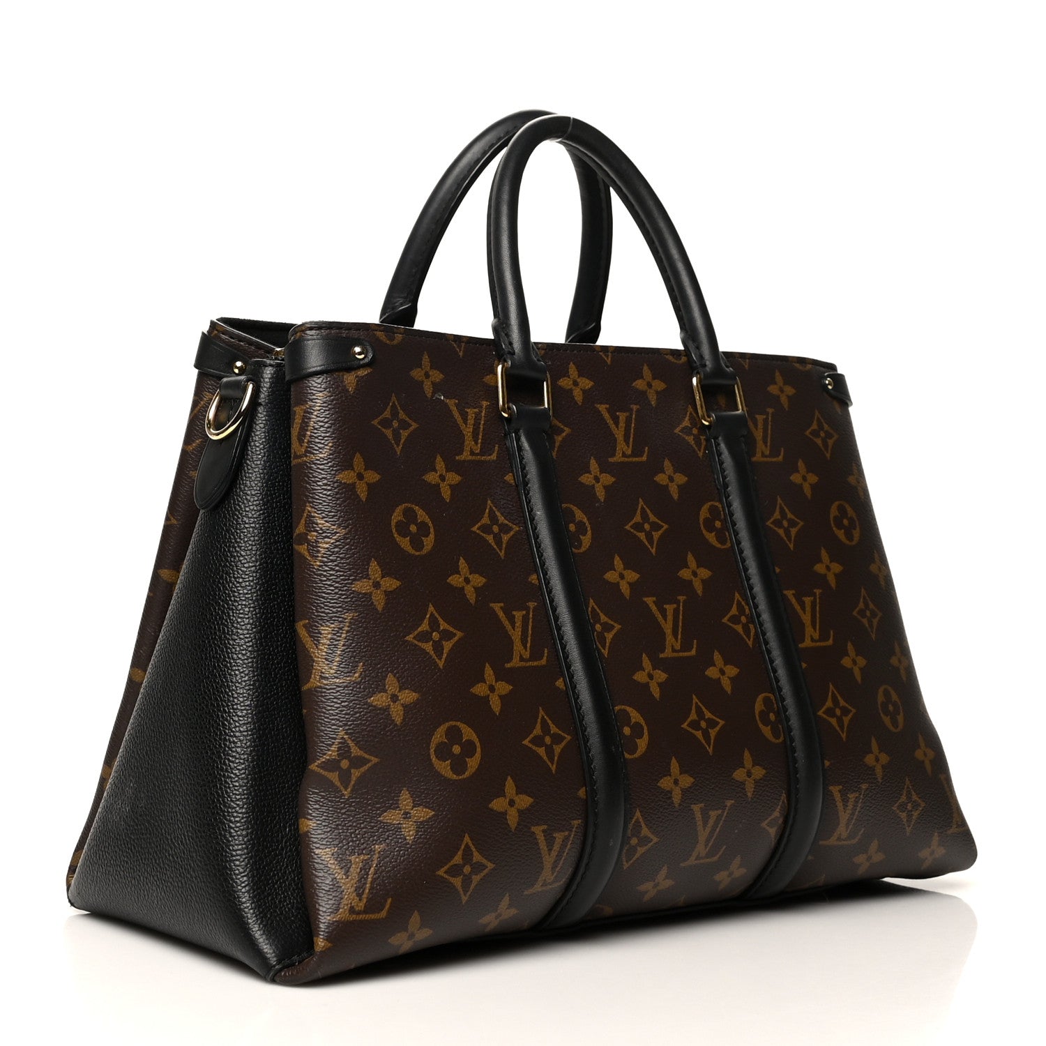 Louis Vuitton Monogram Soufflot MM Black 2 of 8