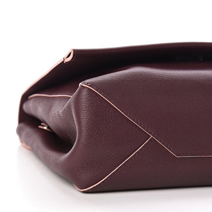 Louis Vuitton Soft Calfskin Lockme II Top Handle Prune 8 of 9