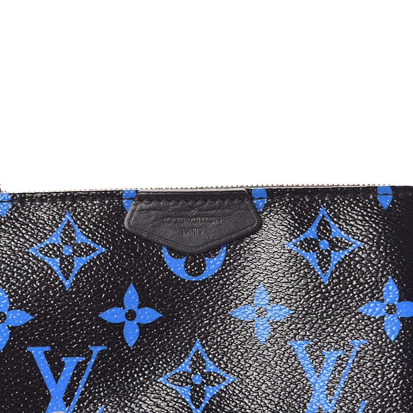 Colored Monogram Mini Pochette Accessories Blue Black
