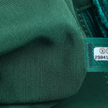 Chanel Tweed Quilted Medium Chanel 19 Flap Green 7 of 10