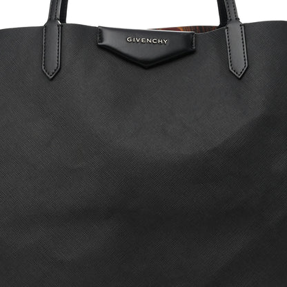 Givenchy Coated Canvas Peacock Print Small Antigona Tote Black 10 of 13