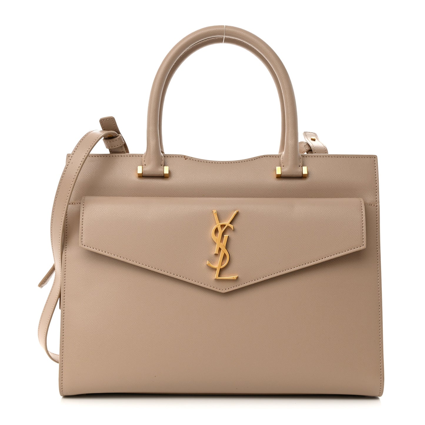Grain De Poudre Medium Uptown Tote Dark Beige