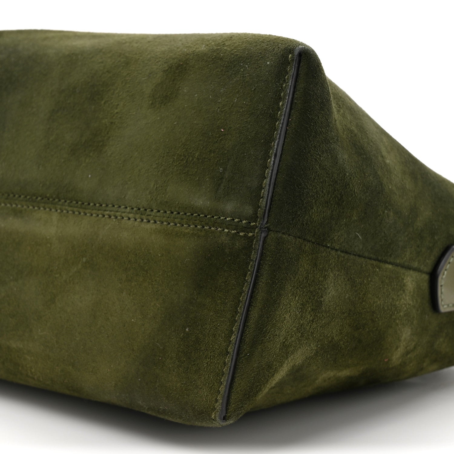 Fendi Suede Vitello Dolce Coin Pocket Medium By The Way Boston Bag Amazzonia Equatore 10 of 15