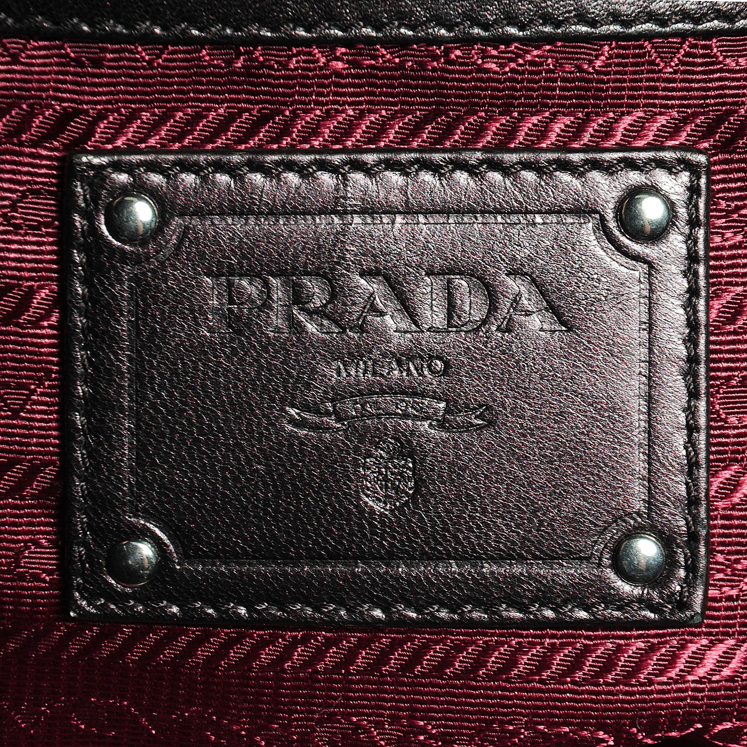 Prada Nappa Mordore Stripes Shoulder Bag Ribes 7 of 10