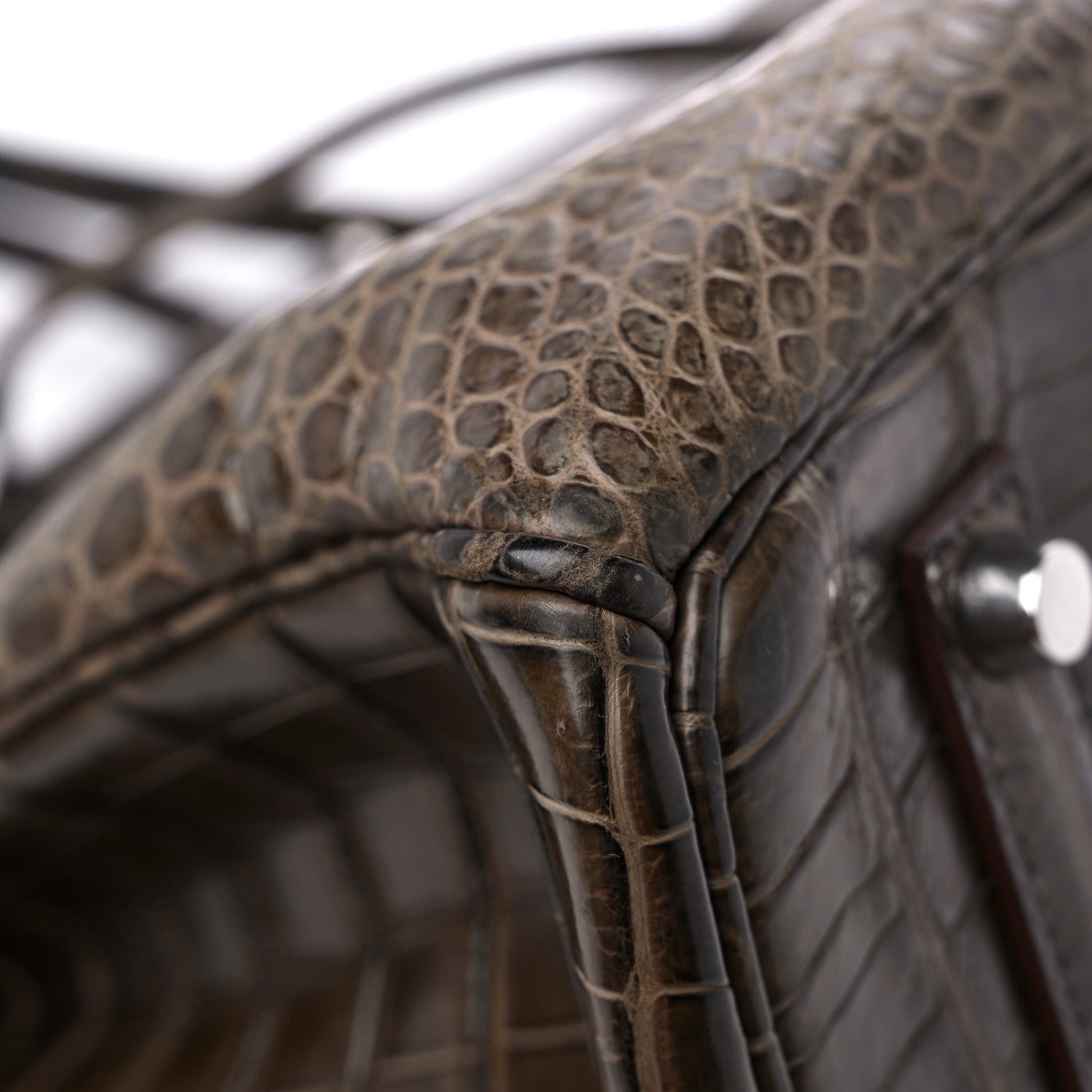 Hermes Matte Porosus Crocodile Birkin 35 8 of 14