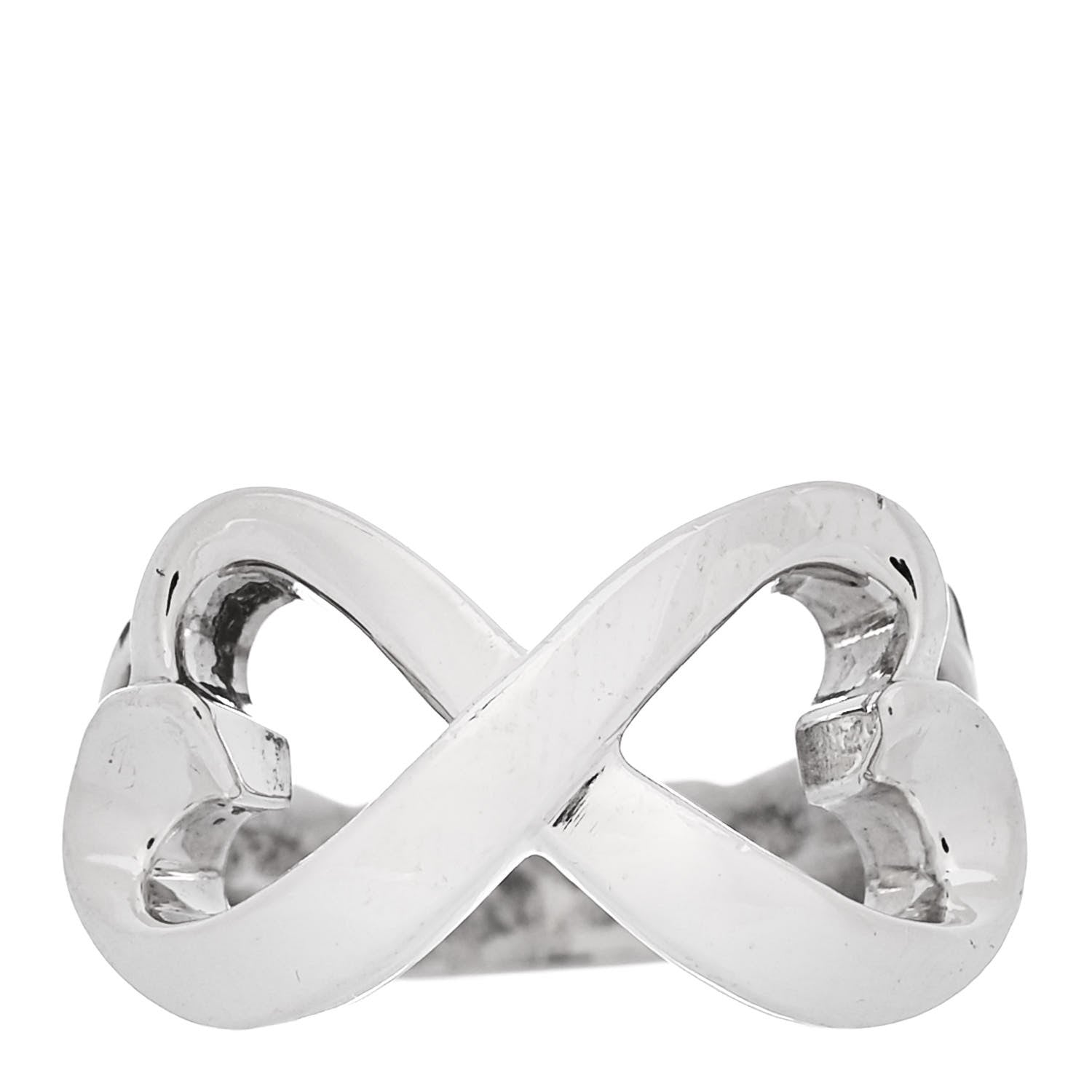 Tiffany Sterling Silver Paloma Picasso Double Loving Heart Ring 49 5 1 of 5