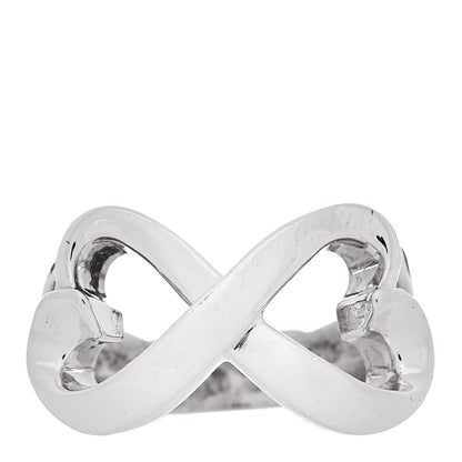 Tiffany Sterling Silver Paloma Picasso Double Loving Heart Ring 49 5 1 of 5