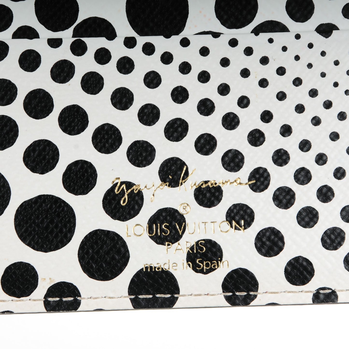 Monogram Kusama Waves Insolite Wallet White