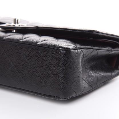 Chanel Caviar Quilted Medium Double Flap Black 9 of 10