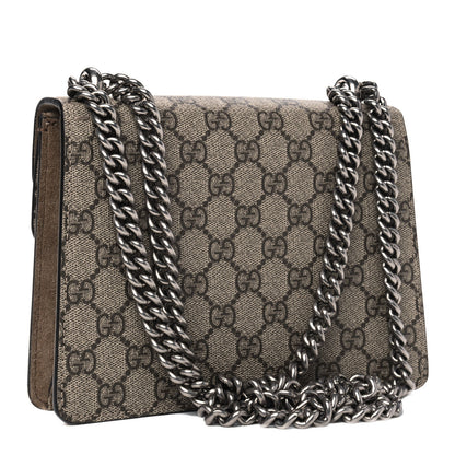 Gucci GG Supreme Monogram Mini Dionysus Shoulder Bag Taupe 2 of 4