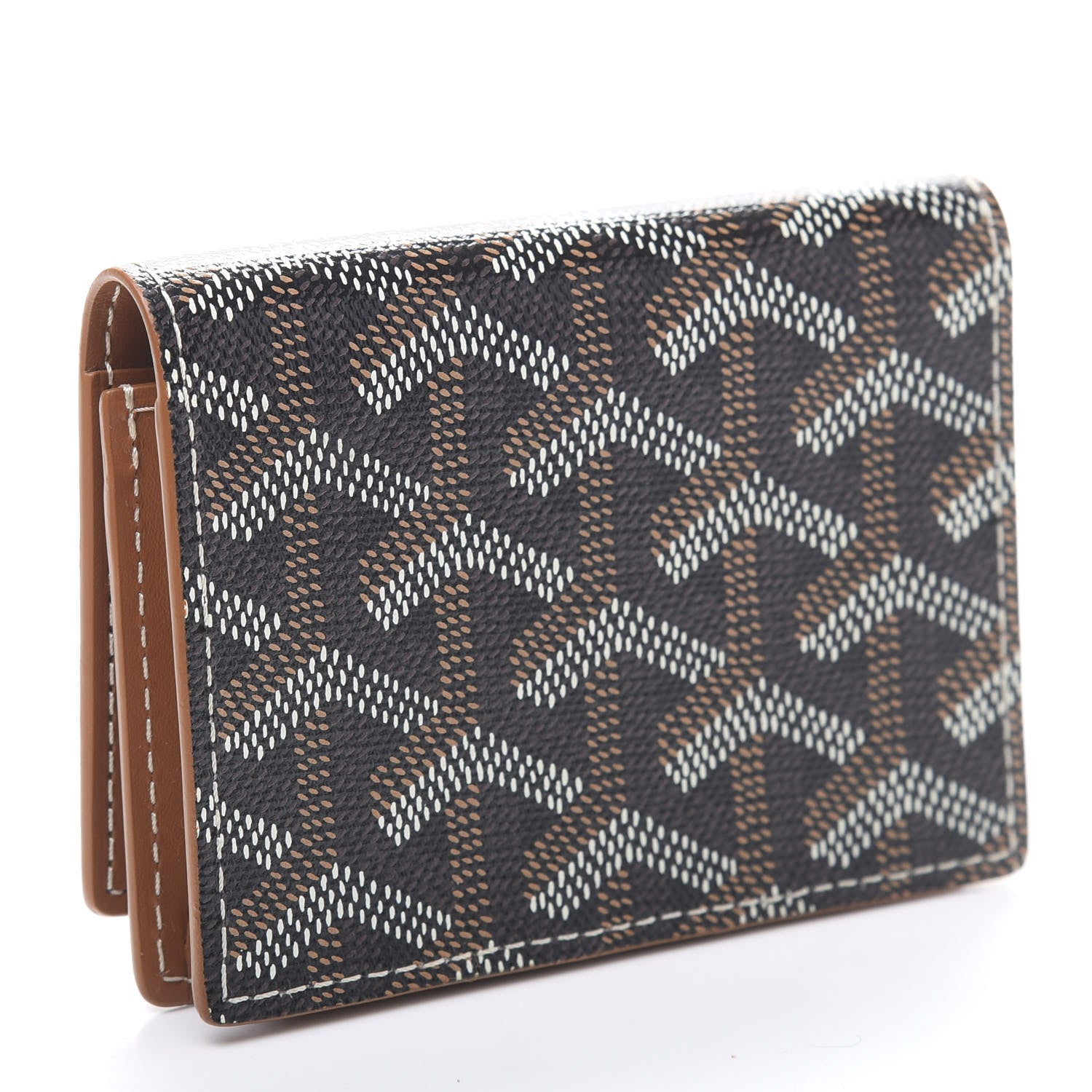 Goyard Goyardine Business Card Holder Black Gold 3 of 7