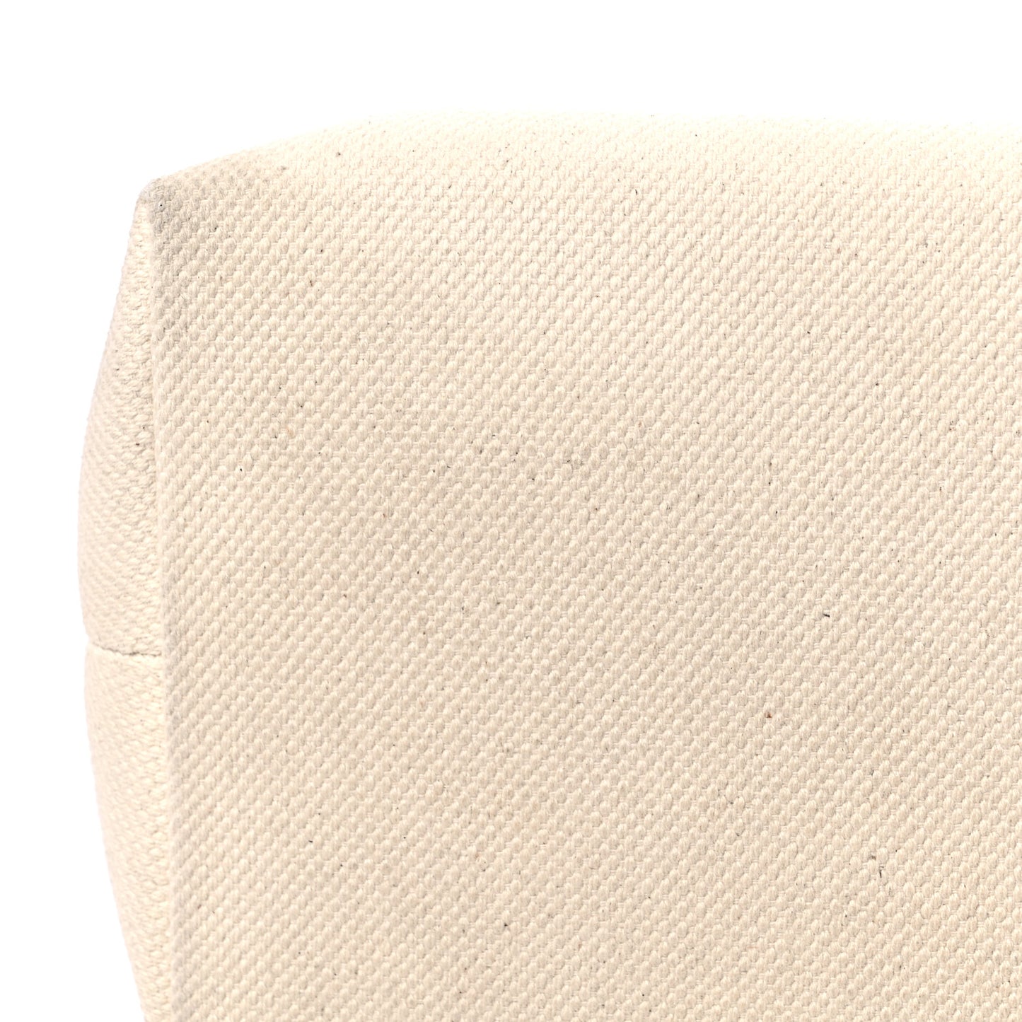 Canvas Calfskin Horizontal Cabas Natural Tan