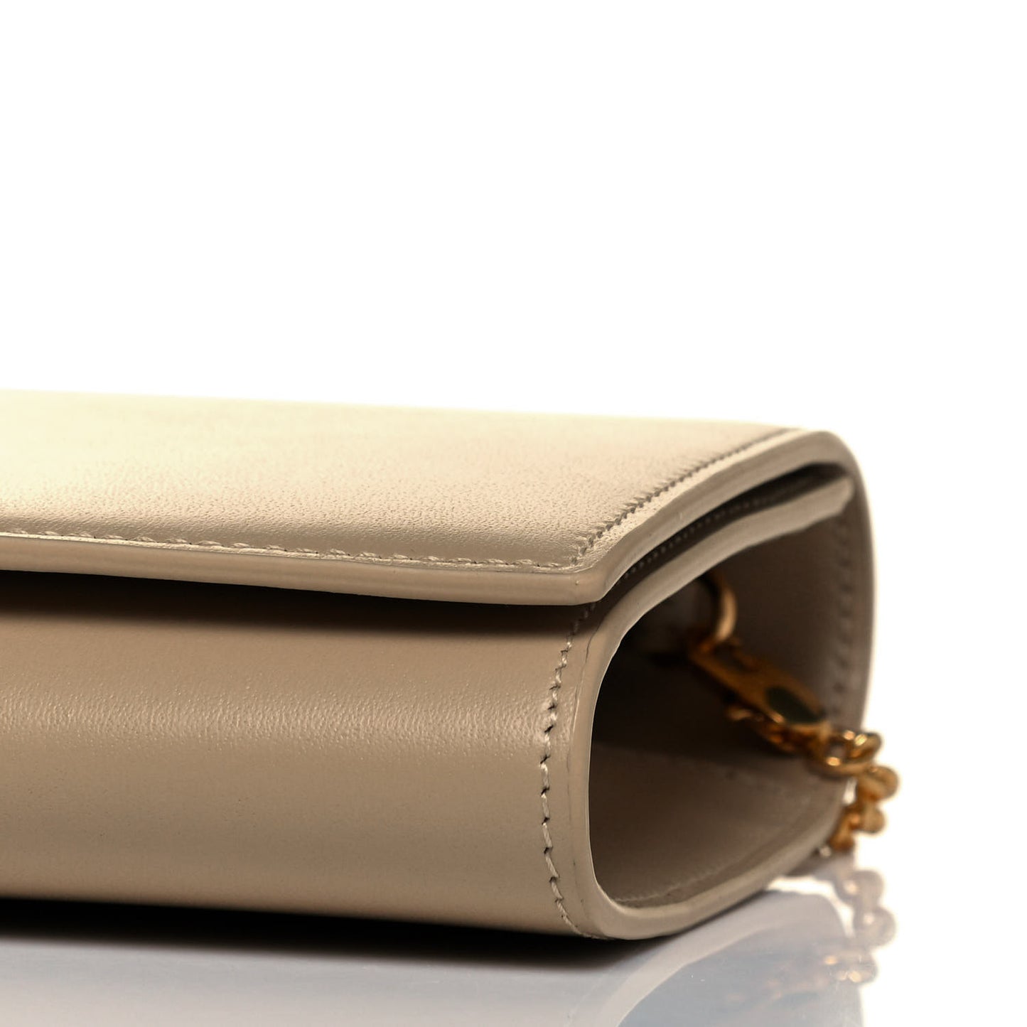 Smooth Calfskin Mini Paris Bag Beige