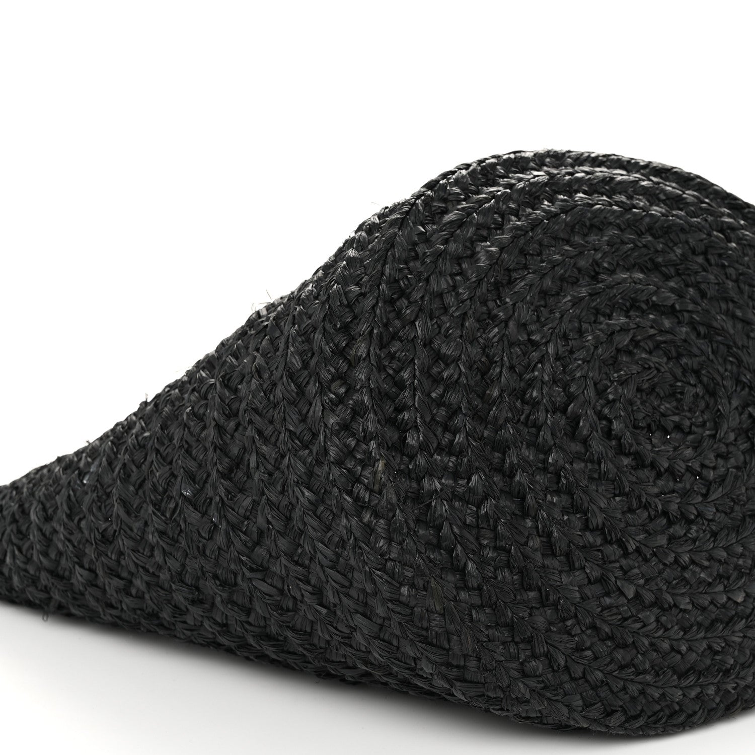 Saint Laurent Raffia Medium Panier Bag Black 9 of 10
