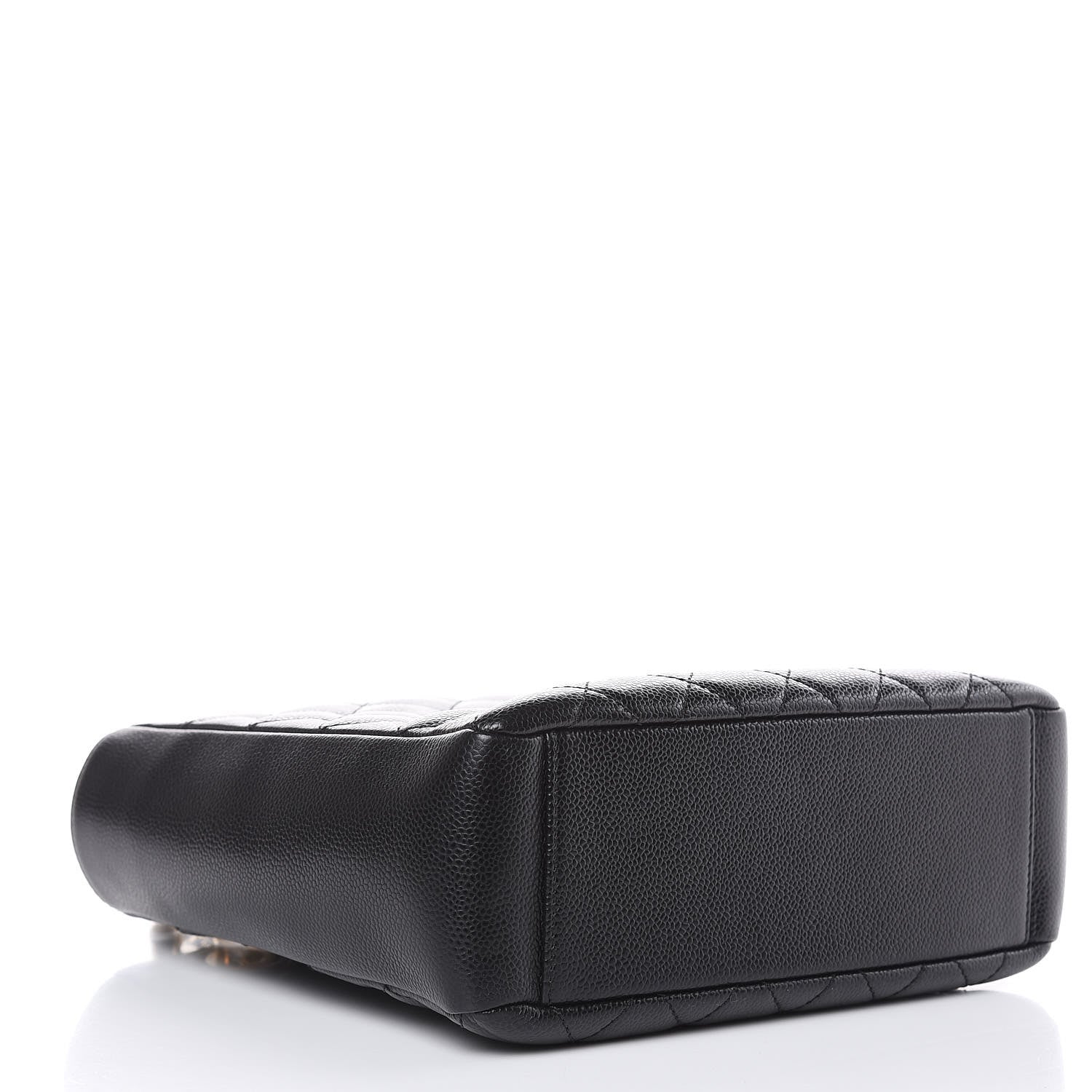 Chanel Caviar Quilted Petit Shopping Tote PST Black 4 of 9