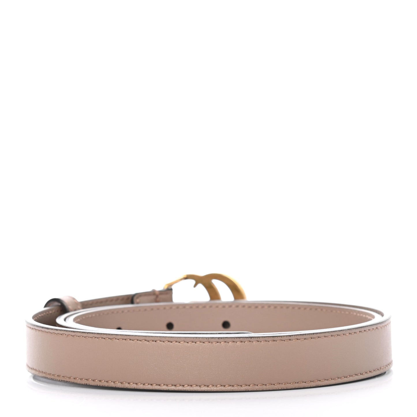 Calfskin Double G 20mm Belt 85 34 Porcelain Rose