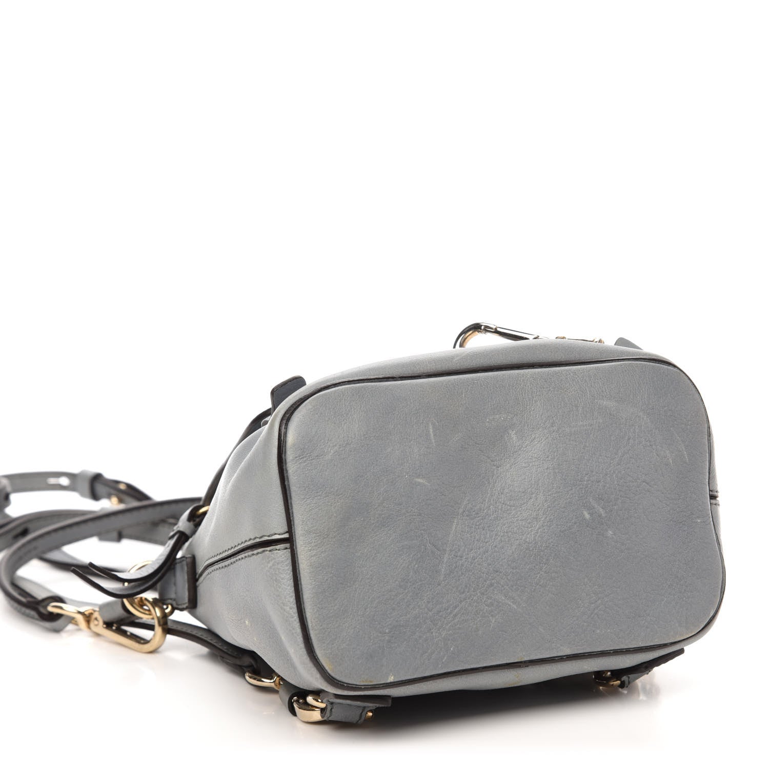 Chloe Suede Calfskin Mini Faye Backpack Airy Grey 3 of 14