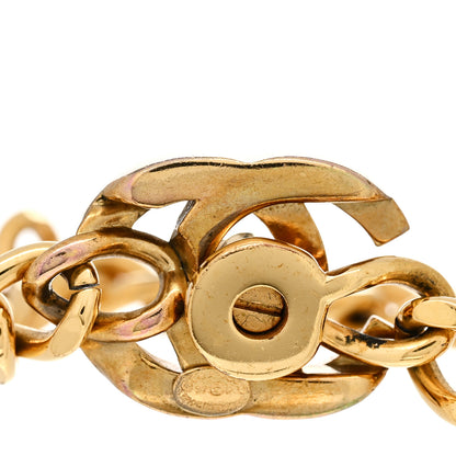 Chanel Crystal CC Turn Lock Bracelet Gold 4 of 6