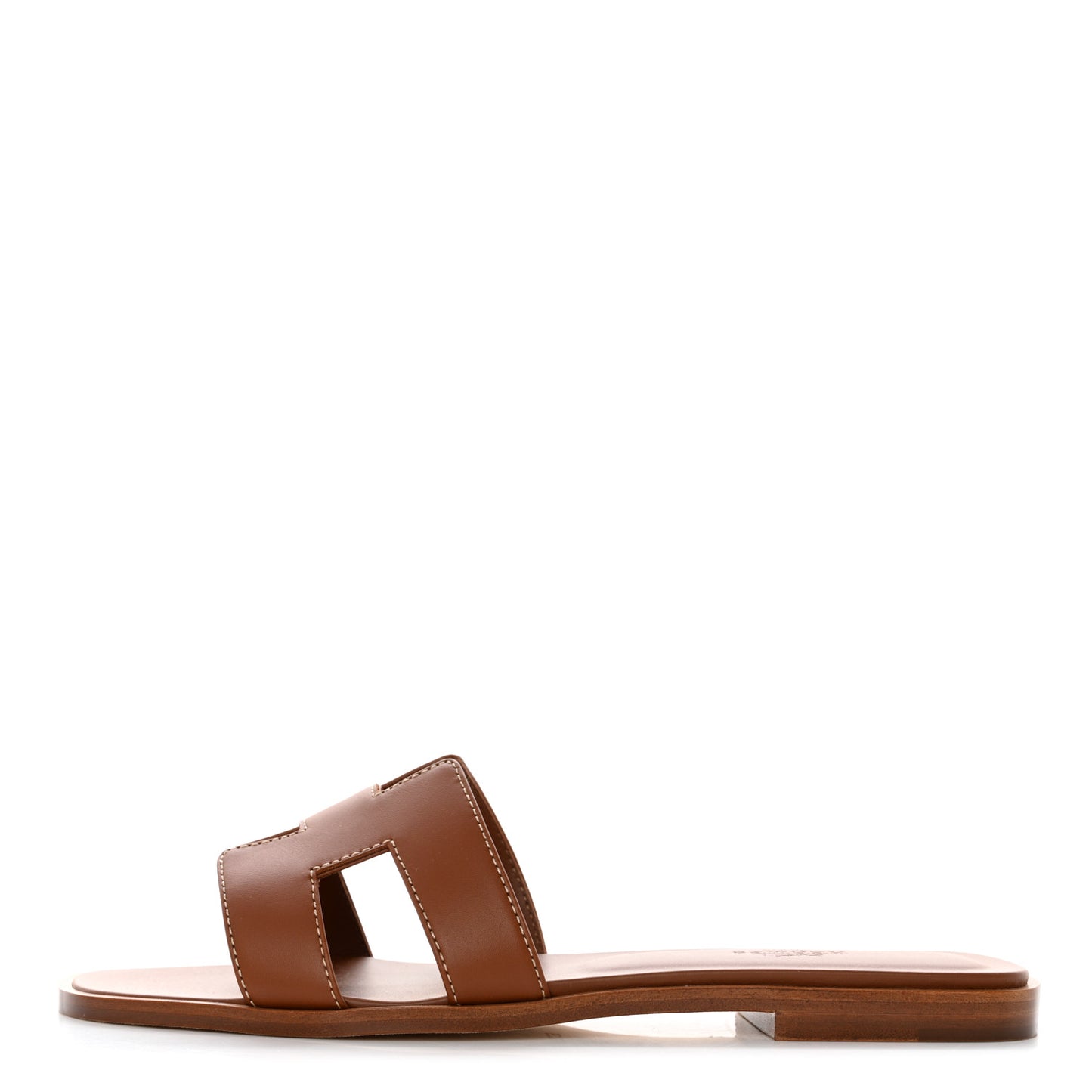 Box Calfskin Oran Sandals 38 Gold