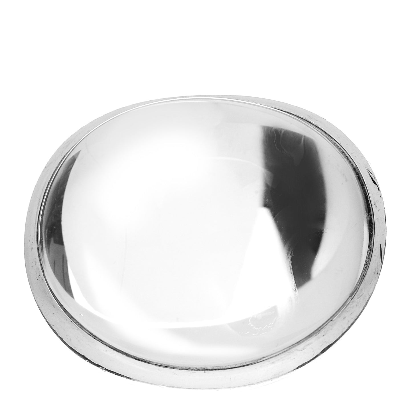 Sterling Silver Crystal Elsa Peretti Cabochon Ring 49 5