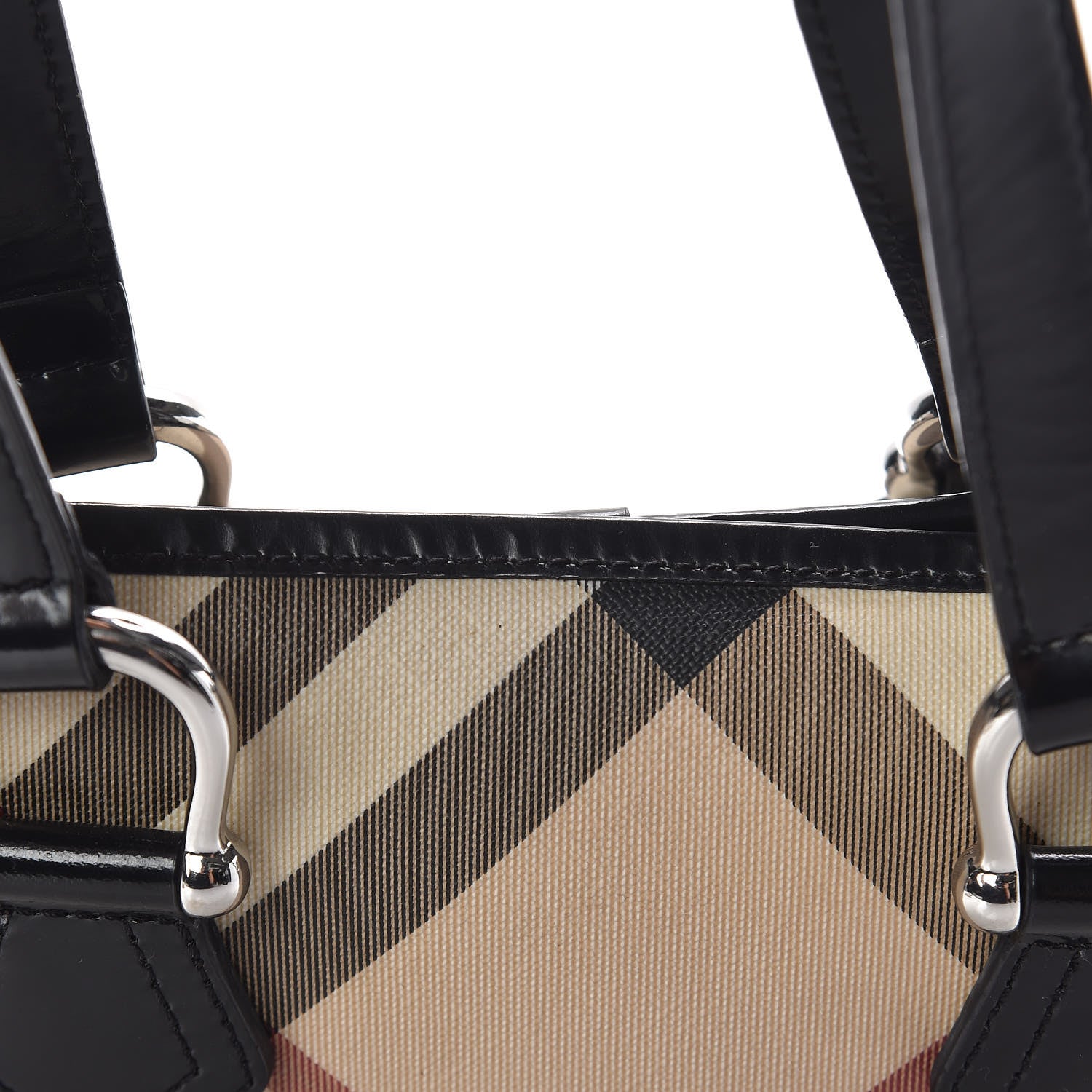 Burberry Supernova Check Stanton Tote Black 17 of 20