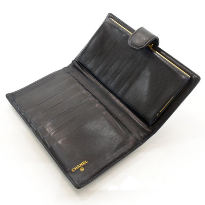 Chanel Caviar CC Wallet Black 6 of 10