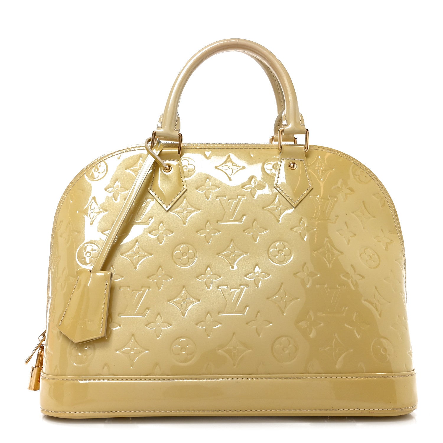 Louis Vuitton Vernis Alma PM Blanc Corail 1 of 9