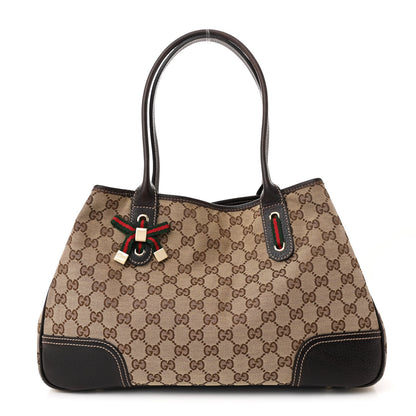 Gucci Monogram Medium Princy Tote Dark Brown 1 of 10