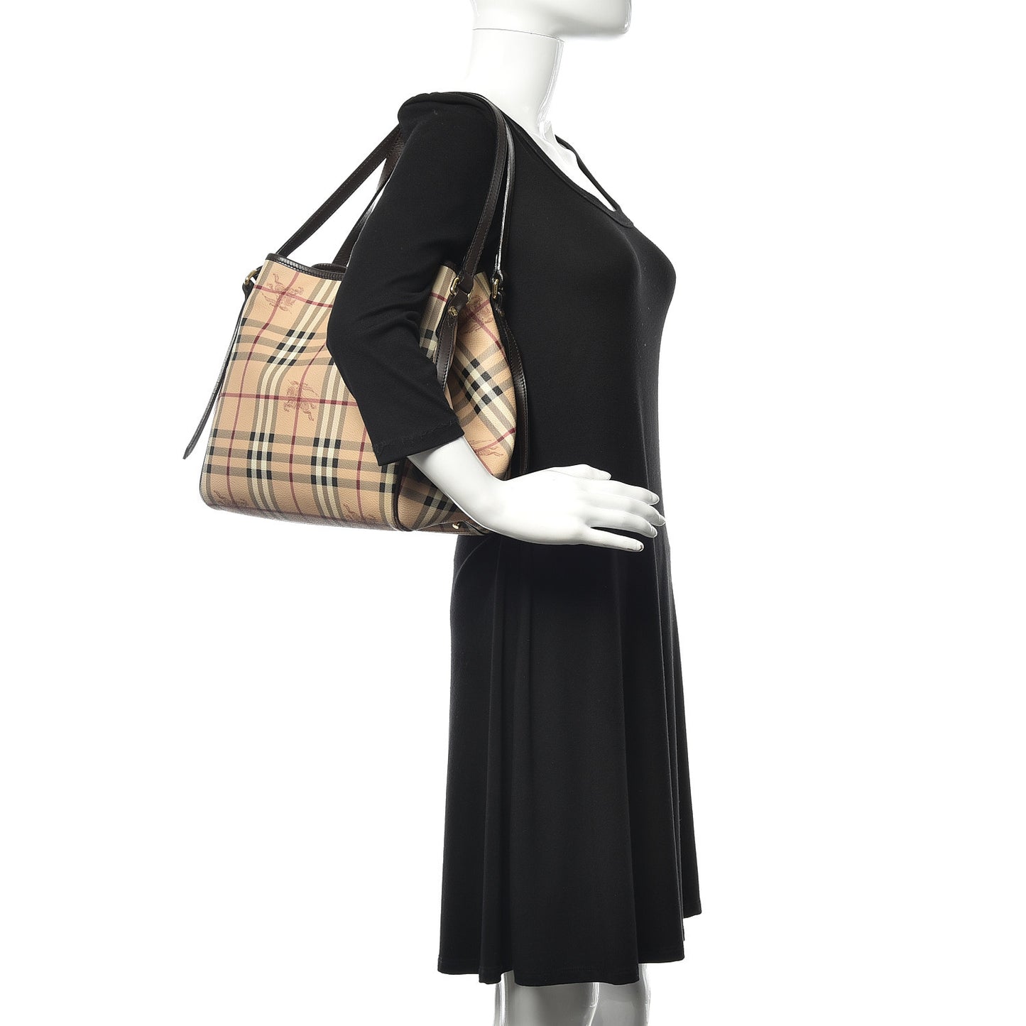 Haymarket Check Small Canterbury Tote Chocolate