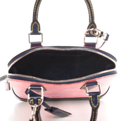 Louis Vuitton Epi Alma BB Denim Red 5 of 6