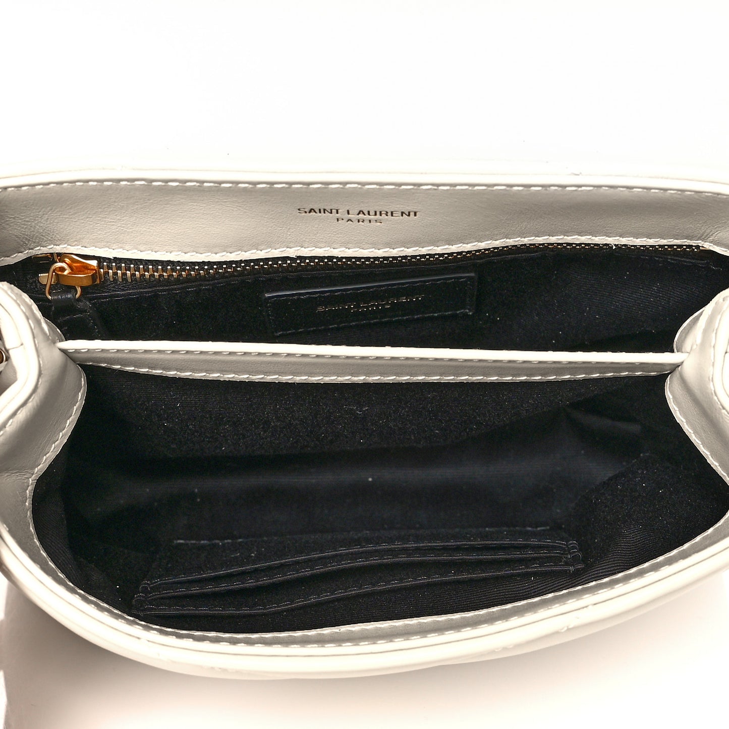 Calfskin Y Quilted Monogram Toy Loulou Crossbody Bag Crema Soft