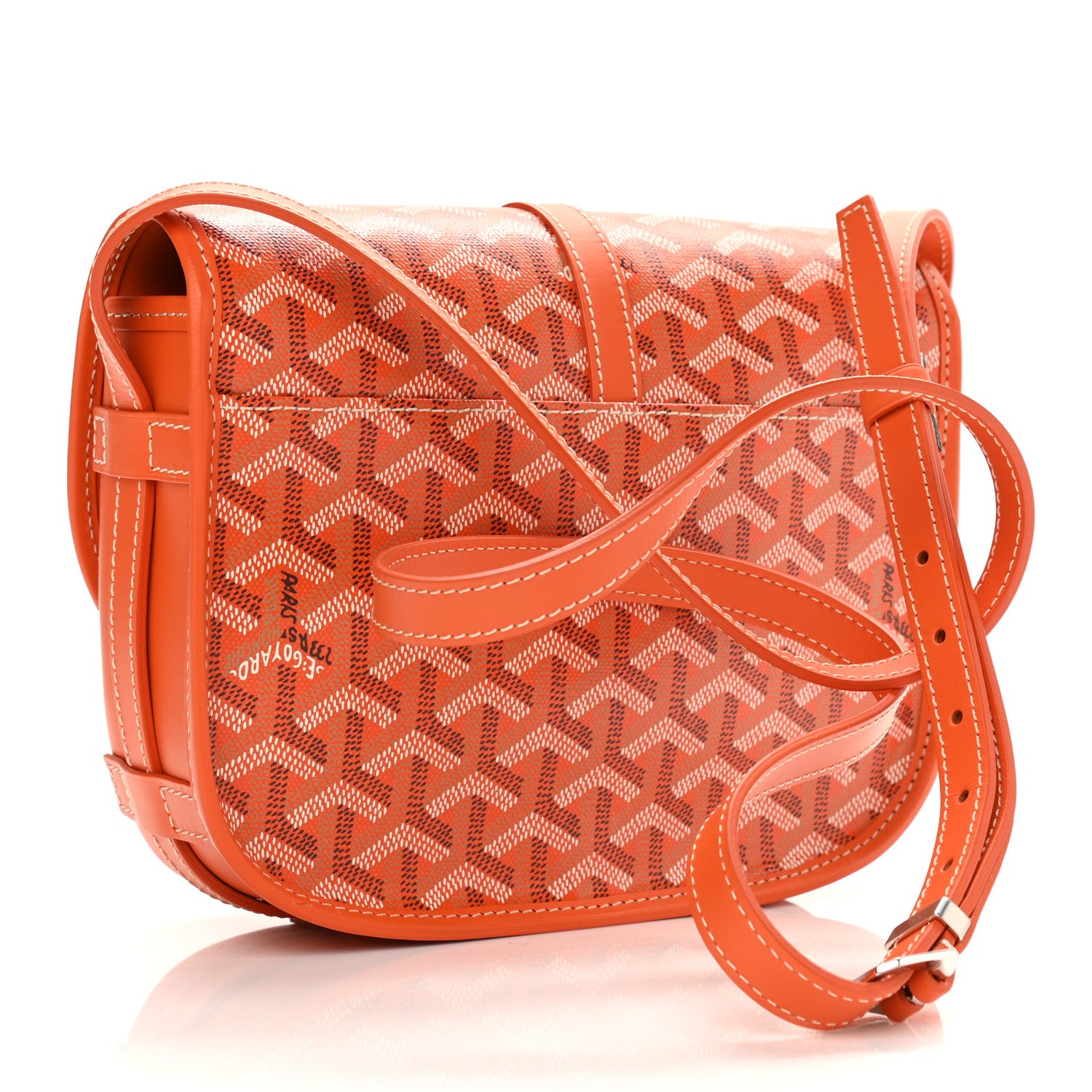 Goyard Goyardine Belvedere II PM Messenger Bag Orange 3 of 9