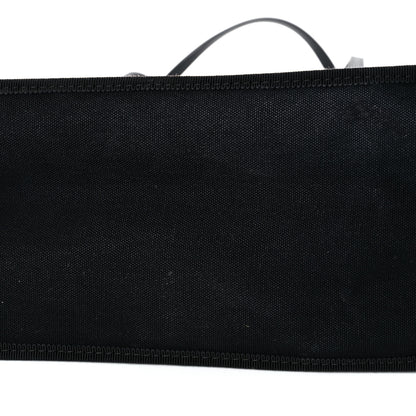 Chanel Canvas Calfskin Let's Demonstrate Small Tote White Black 15 of 20