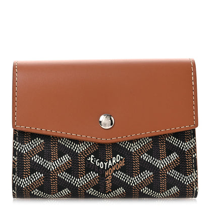 Goyard Goyardine Saint-Gabriel Compact Wallet Black Gold 1 of 11