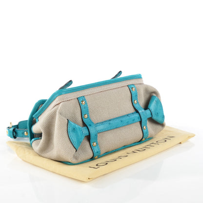 Louis Vuitton Trianon Ostrich Sac Express PM Turquoise 4 of 8
